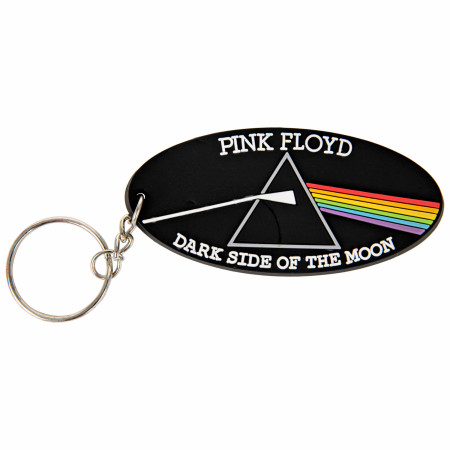 Pink Floyd Dark Side Of The Moon Cover Art Rubber Keychain